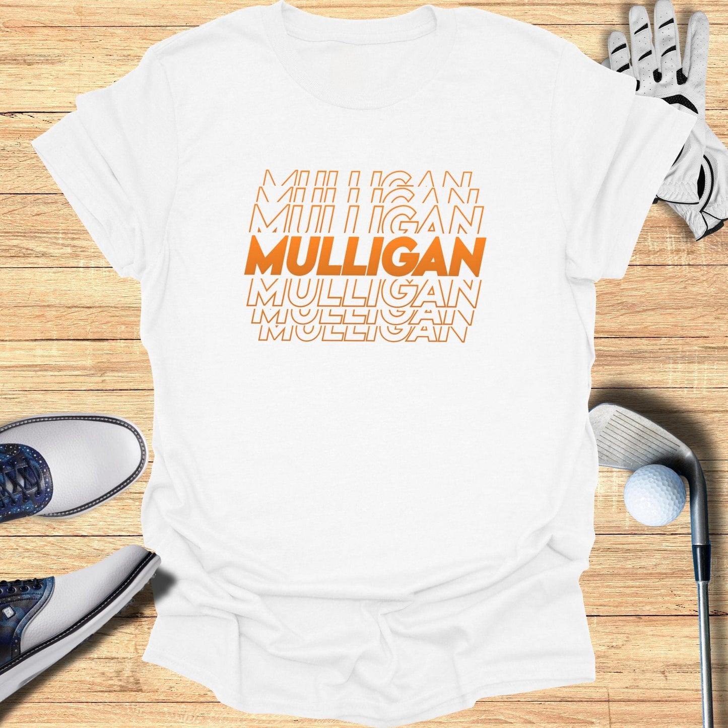 Mulligan Golf T-Shirt - Funny Golf Tee by Swing Epic