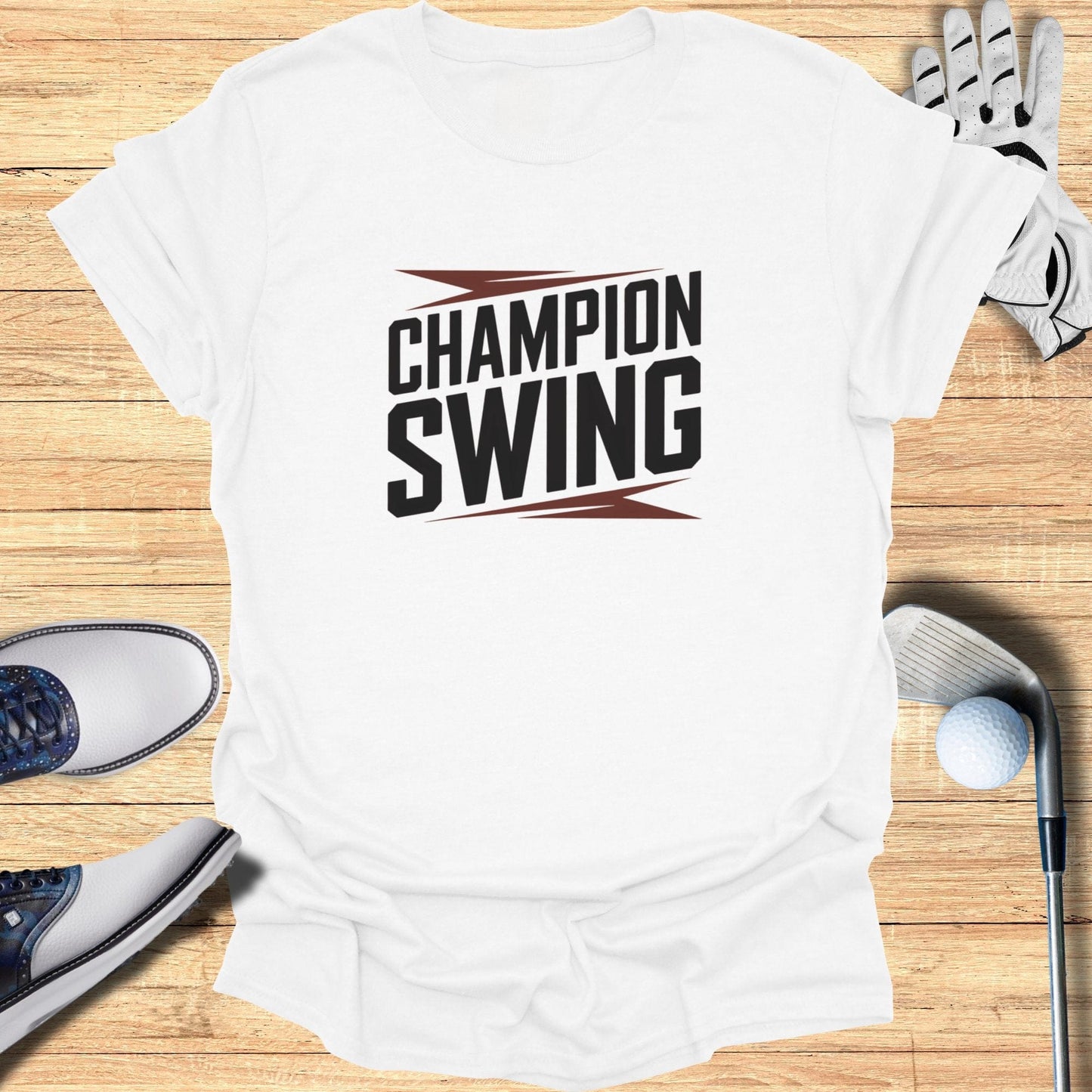 Champion Swing T-Shirt - Funny Golf Tee by Swing Epic
