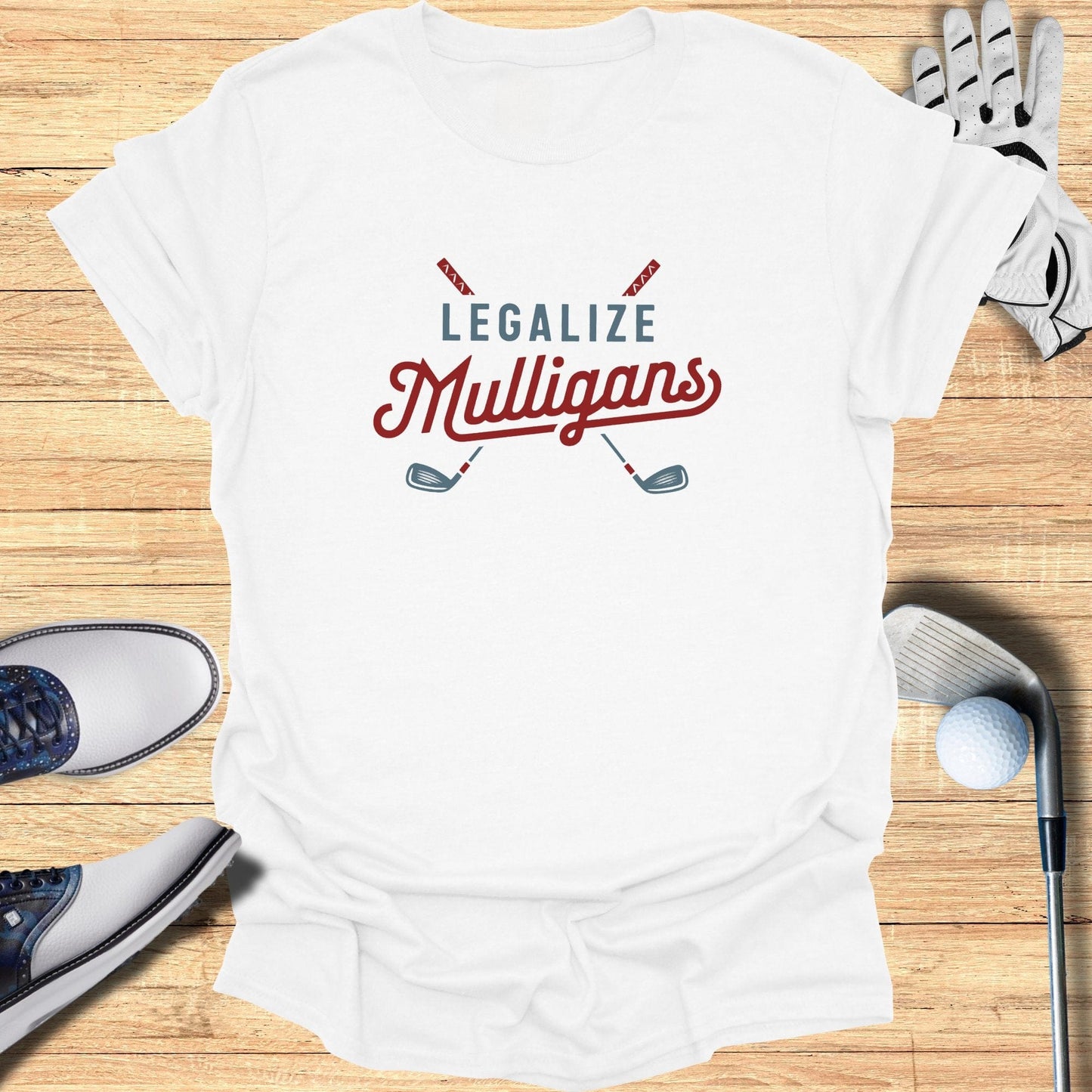 Legalize Mulligans T-Shirt - Funny Golf Tee by Swing Epic