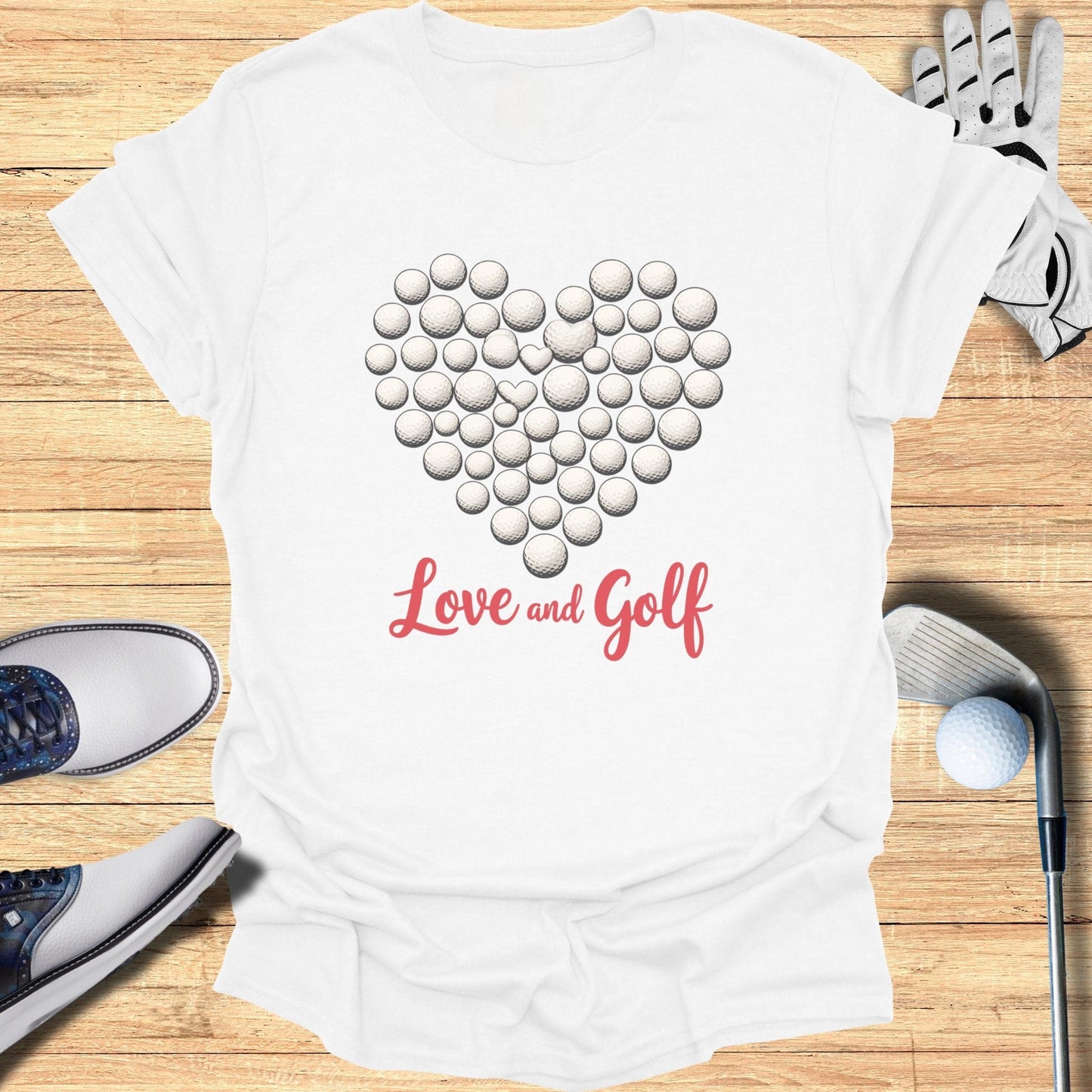 Love And Golf T-Shirt - Funny Golf Tee by Swing Epic