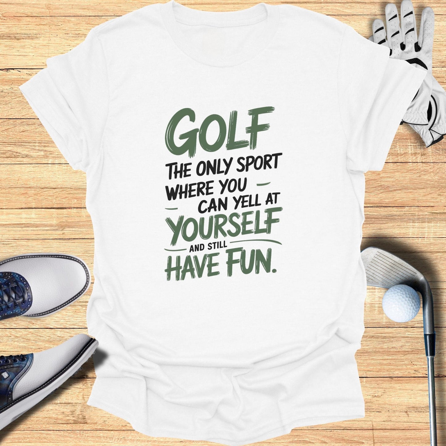 Golf The Only Sport T-Shirt - Funny Golf Tee by Swing Epic