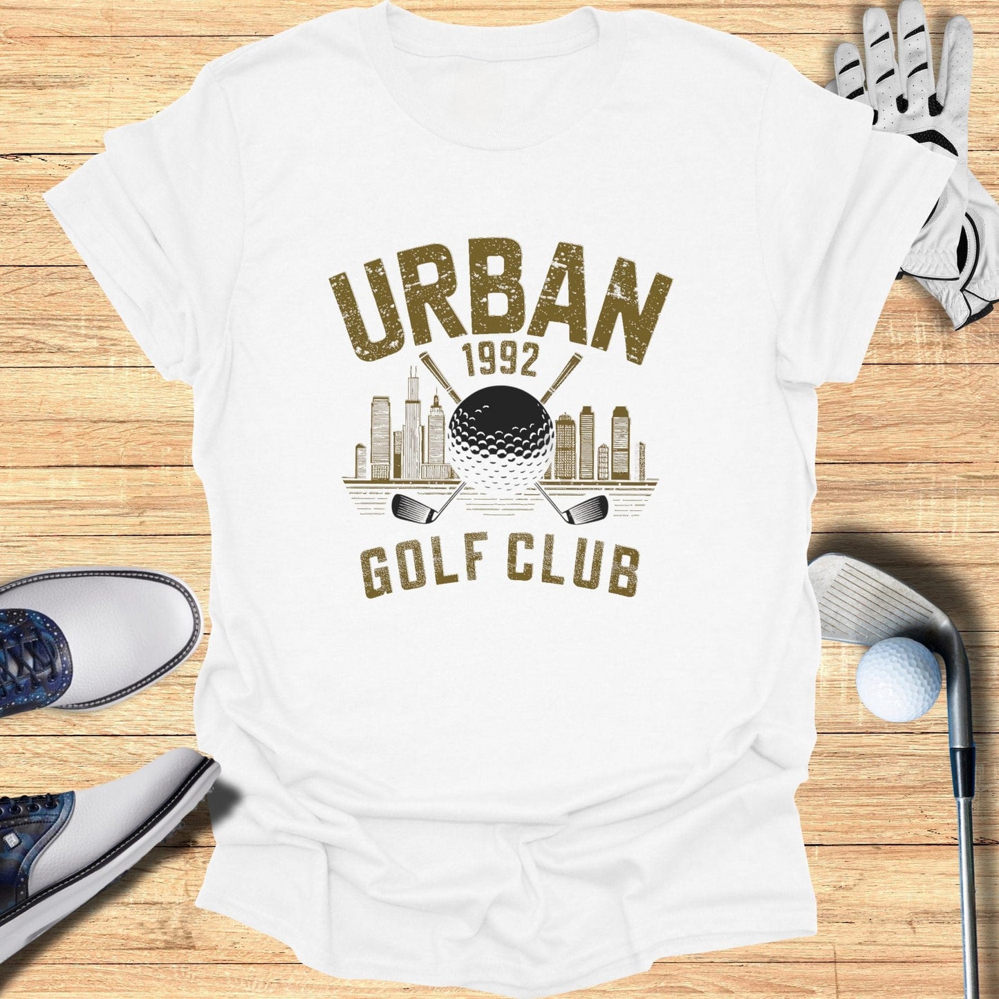 Urban Golf Club 1992 T-Shirt - Funny Golf Tee by Swing Epic