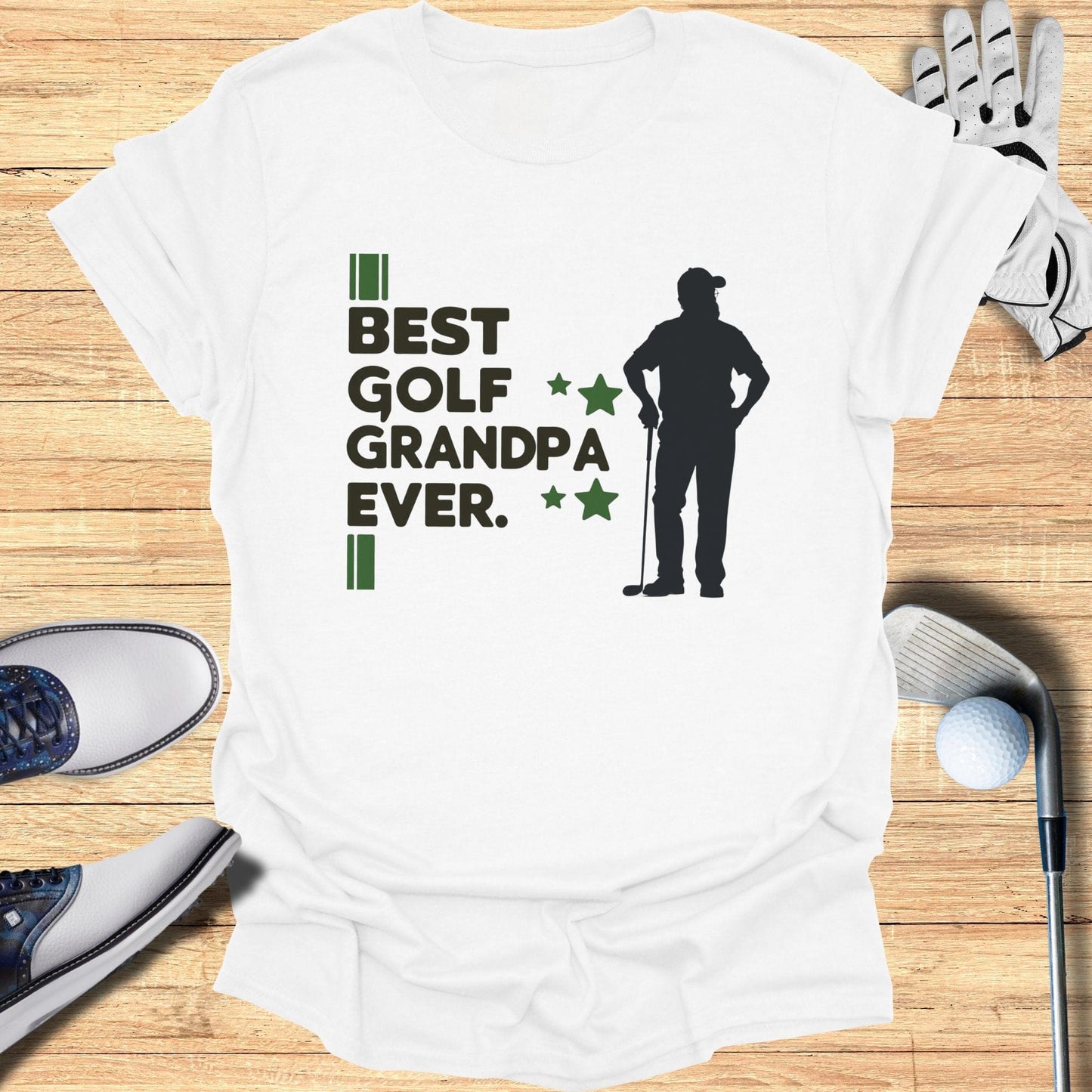 Best Golf Grandpa Ever T-Shirt - Funny Golf Tee by Swing Epic