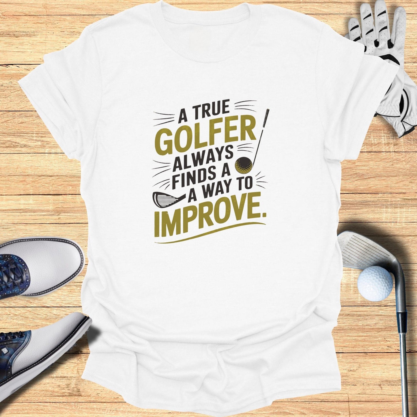 A True Golfer T-Shirt - Funny Golf Tee by Swing Epic