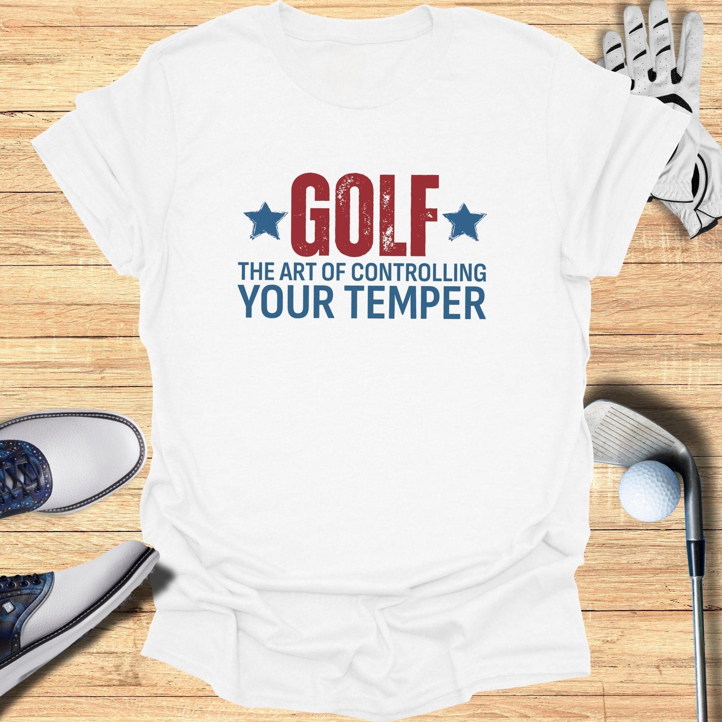 Golf The Art Of Controlling T-Shirt - Funny Golf Tee by Swing Epic