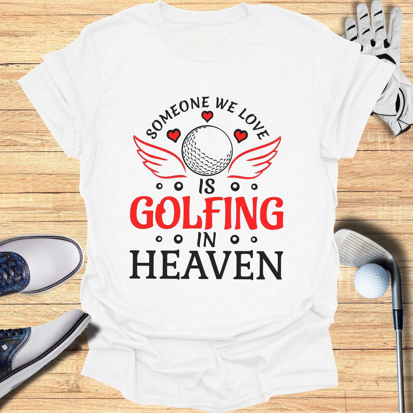 Someone We Love is Golfing T-Shirt - Funny Golf Tee by Swing Epic