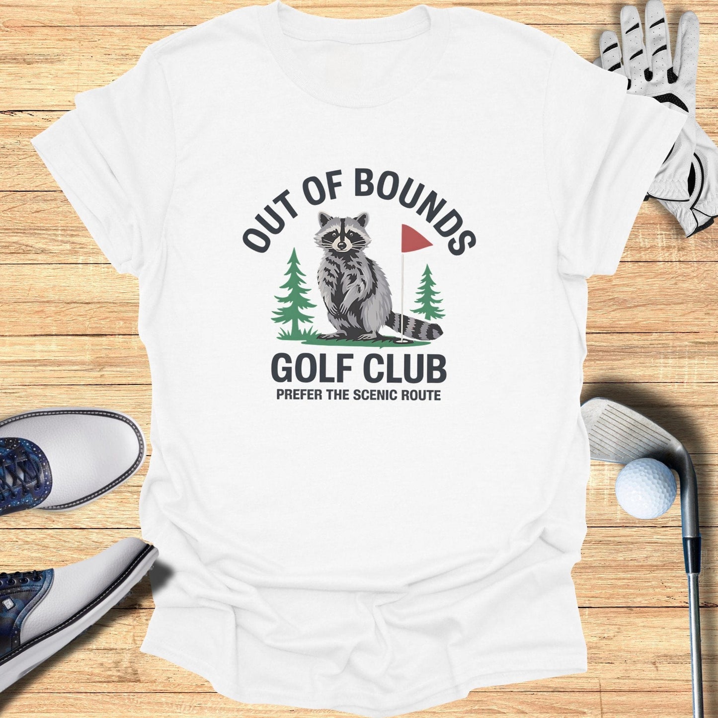 Out of Bounds Golf Club T-Shirt - Funny Golf Tee by Swing Epic