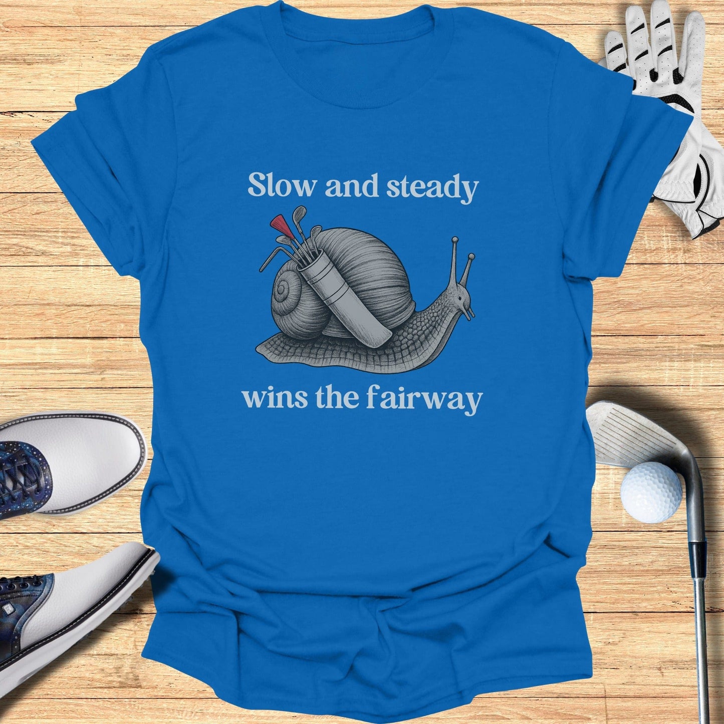 Slow and Steady Fairway T-Shirt - Funny Golf Tee by Swing Epic