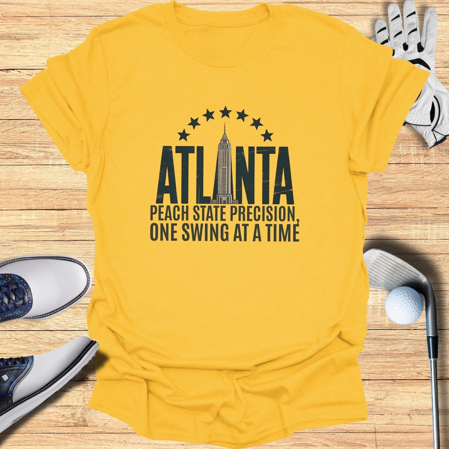 Atlanta Golf T-Shirt - Funny Golf Tee by Swing Epic