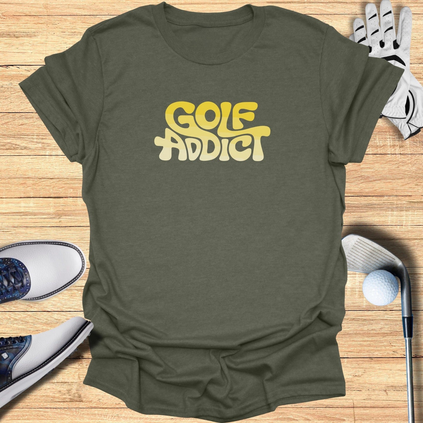 Golf Addict T-Shirt - Funny Golf Tee by Swing Epic