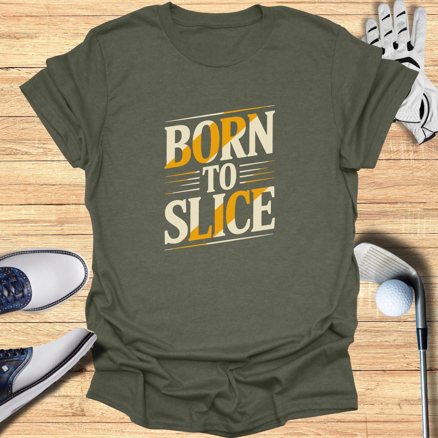 Born To Slice T-Shirt - Funny Golf Tee by Swing Epic