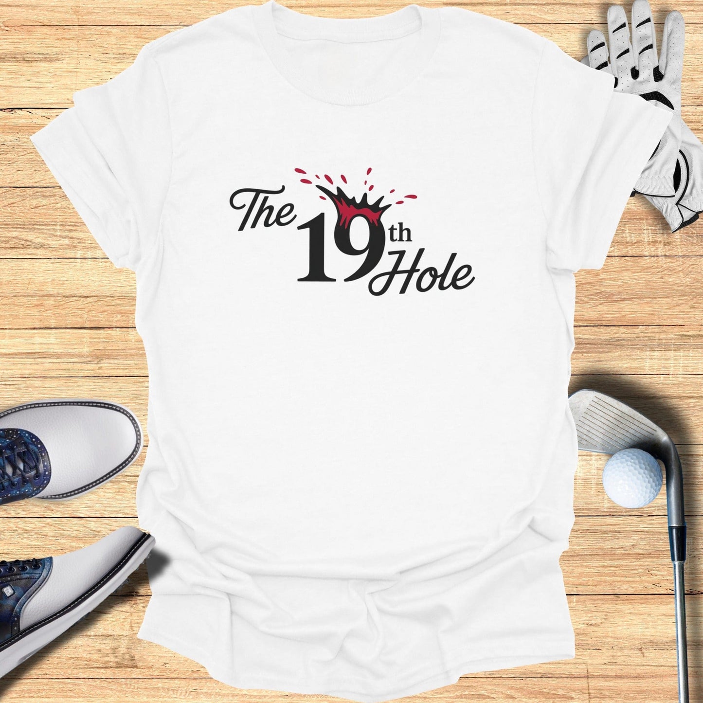 The 19th Hole T-Shirt - Funny Golf Tee by Swing Epic