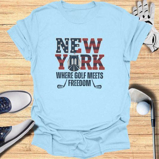 New York City T-Shirt - Funny Golf Tee by Swing Epic