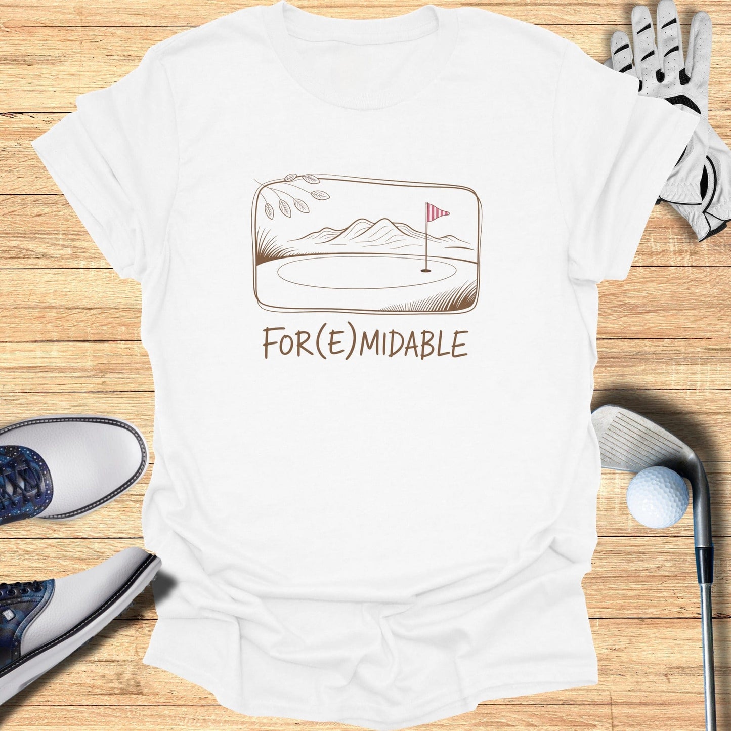 Fore-midable T-Shirt - Funny Golf Tee by Swing Epic