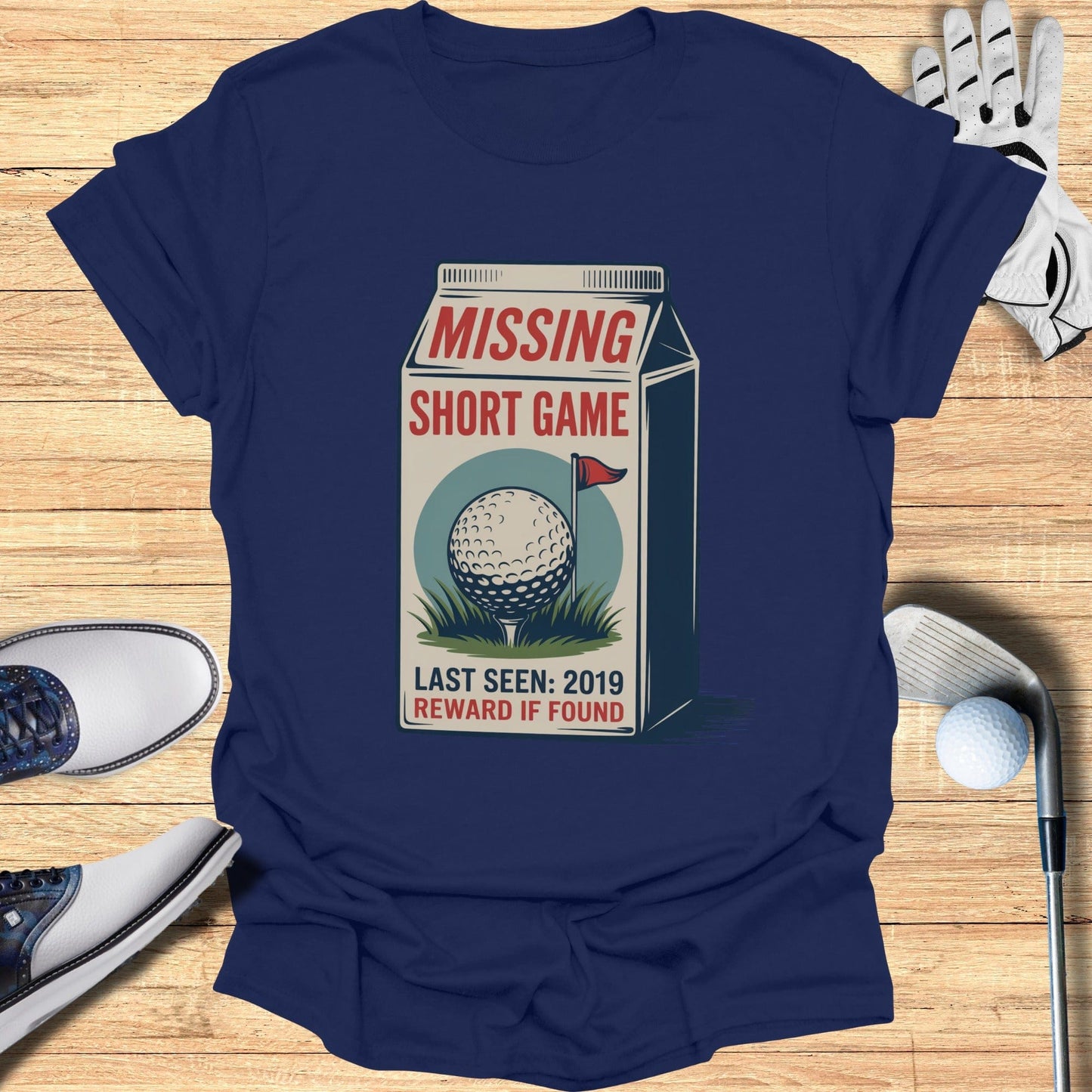 Missing Short Game T-Shirt - Funny Golf Tee by Swing Epic