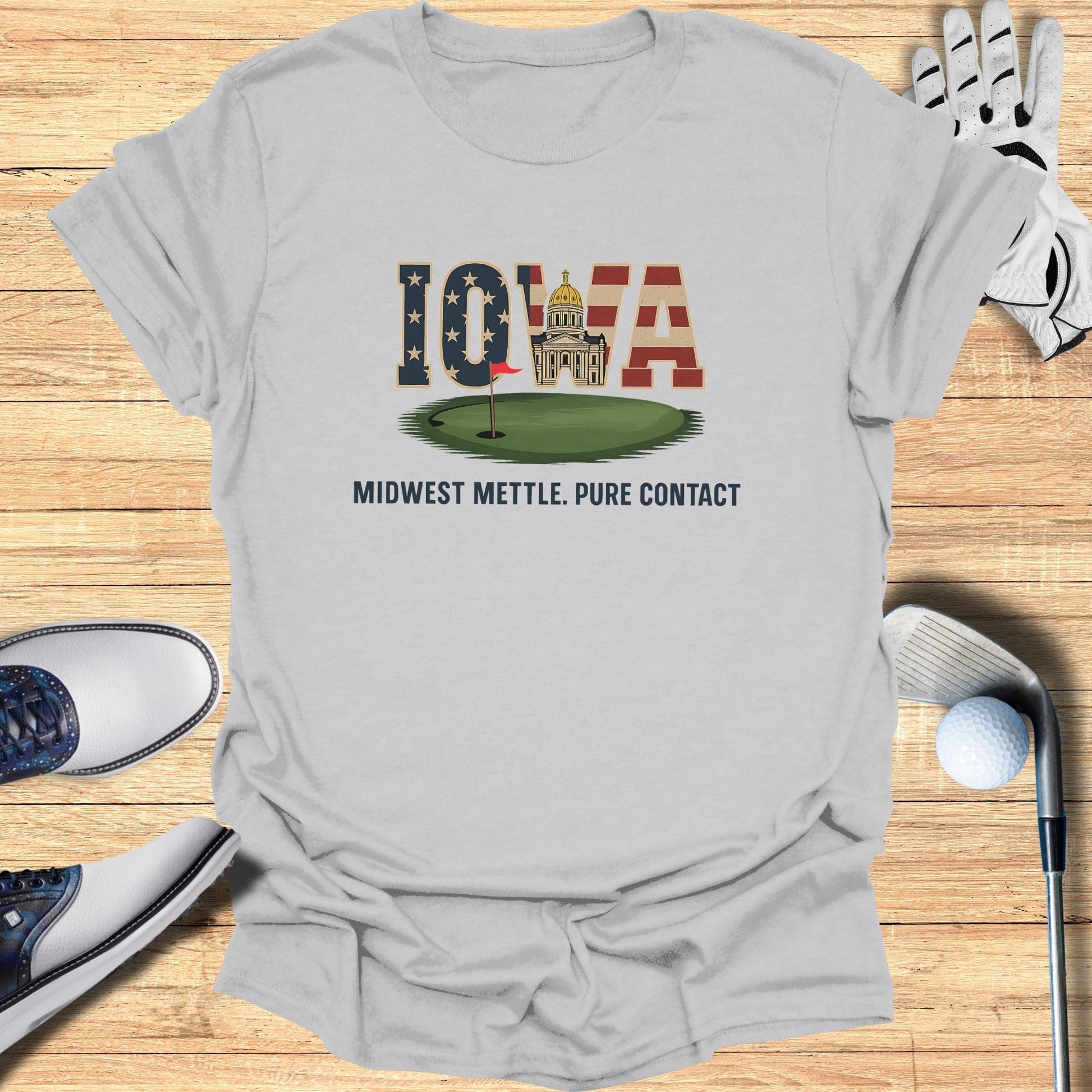 Iowa Golf T-Shirt - Funny Golf Tee by Swing Epic