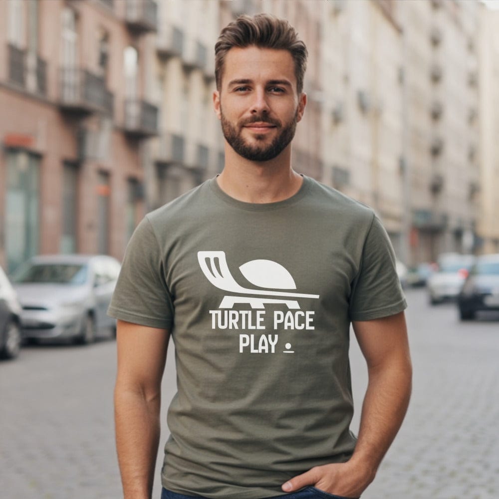 Turtle Pace Play Graphic T-Shirt for Casual Outfits
