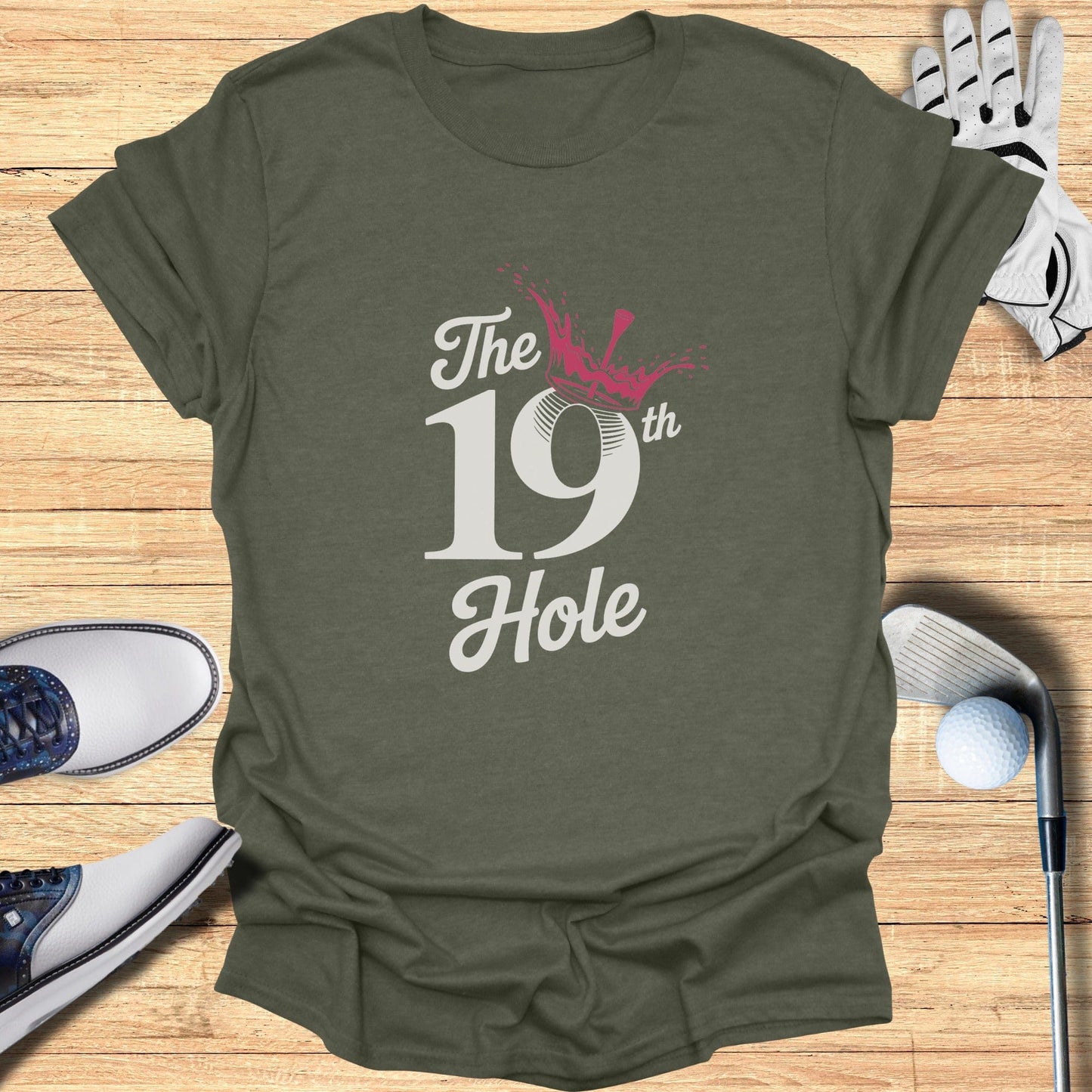 The 19th Hole T-Shirt - Funny Golf Tee by Swing Epic