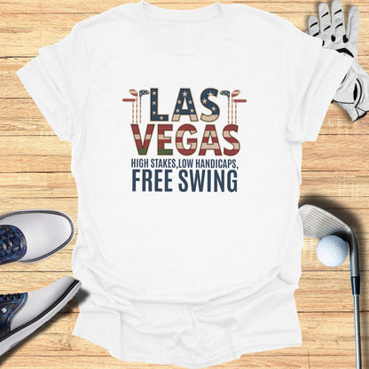 Last Vegas Golf T-Shirt - Funny Golf Tee by Swing Epic