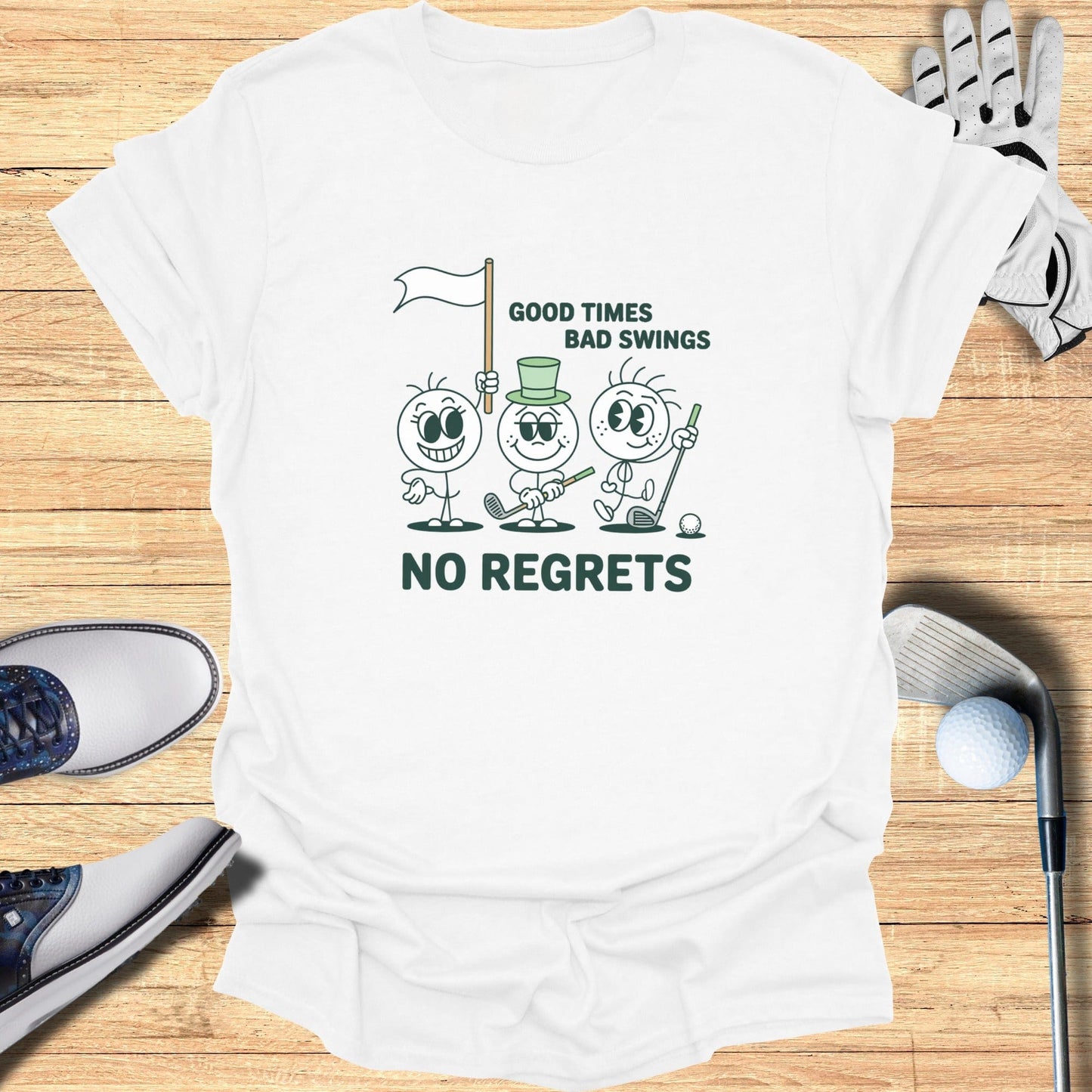 Good Times Bad Swings T-Shirt - Funny Golf Tee by Swing Epic