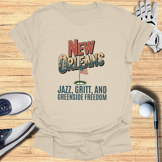 New Orleans Golf T-Shirt - Funny Golf Tee by Swing Epic