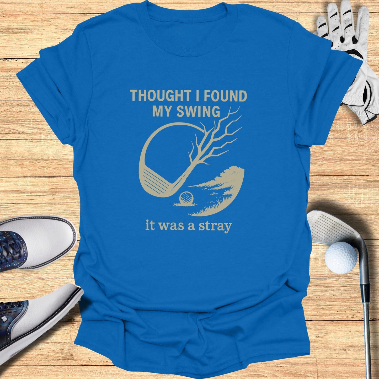 Stray Swing T-Shirt - Funny Golf Tee by Swing Epic