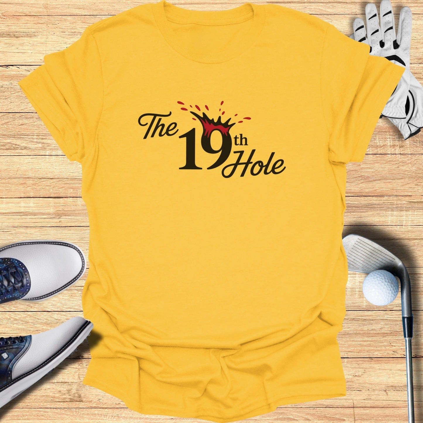 The 19th Hole T-Shirt - Funny Golf Tee by Swing Epic