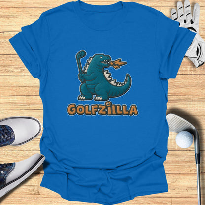Golfzilla Graphic Tee Shirt for Golf Enthusiasts