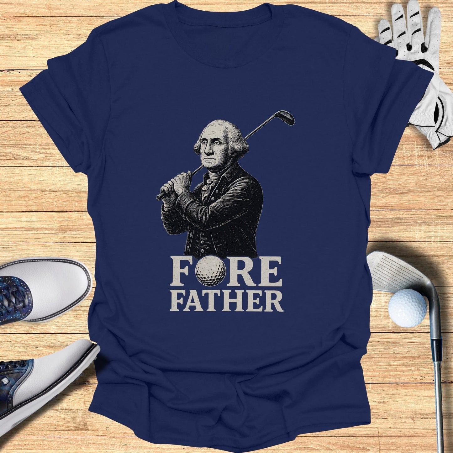 Fore Father T-Shirt - Funny Golf Tee by Swing Epic