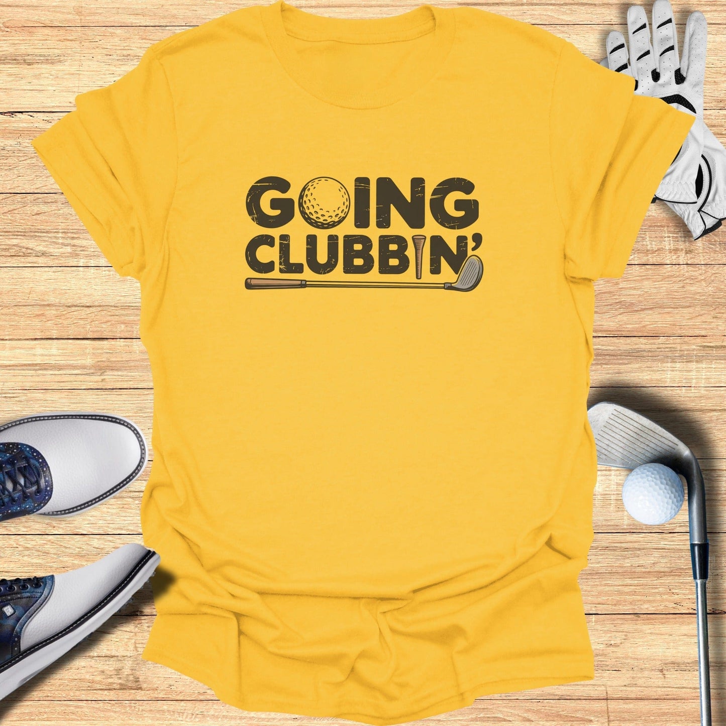 Going Clubbing T-Shirt - Funny Golf Tee by Swing Epic