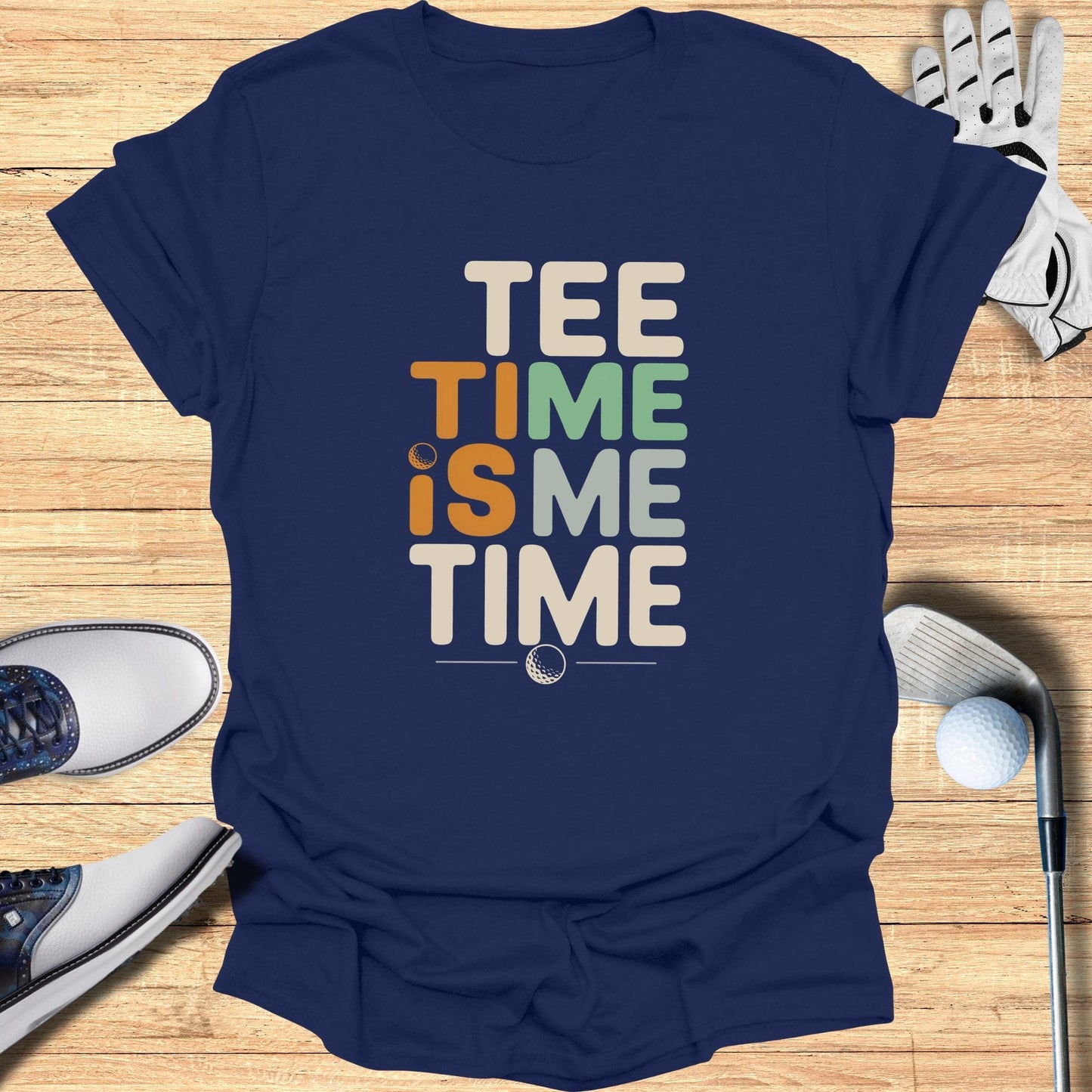 Tee Time Is Me Time T-Shirt - Funny Golf Tee by Swing Epic