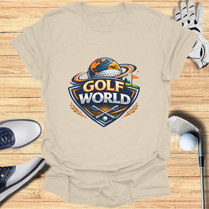 Golf World Graphic Tee for Sports Enthusiasts