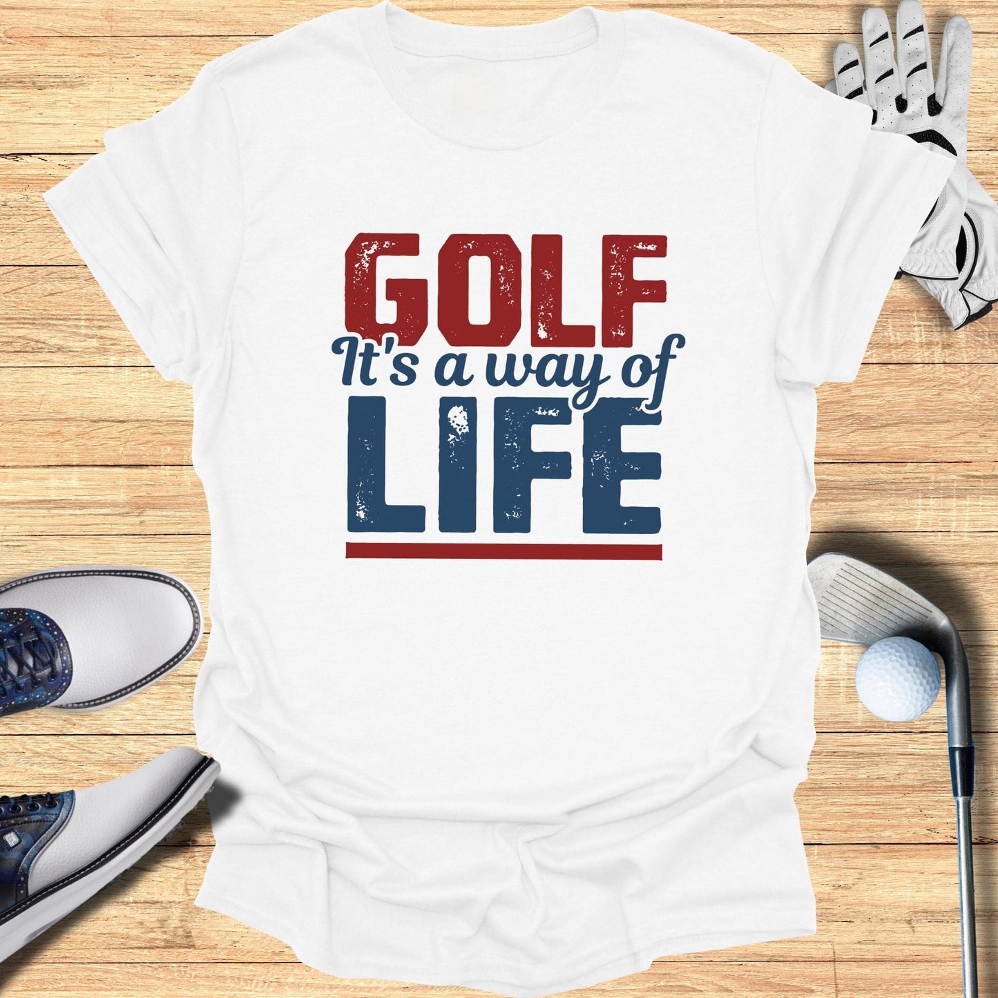 Golf It's a Way of Life T-Shirt - Funny Golf Tee by Swing Epic