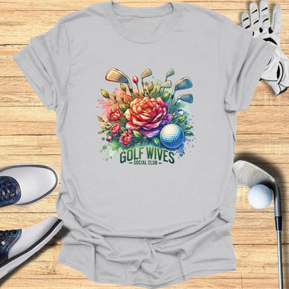 Golf Wives Social Club T-Shirt - Funny Golf Tee by Swing Epic