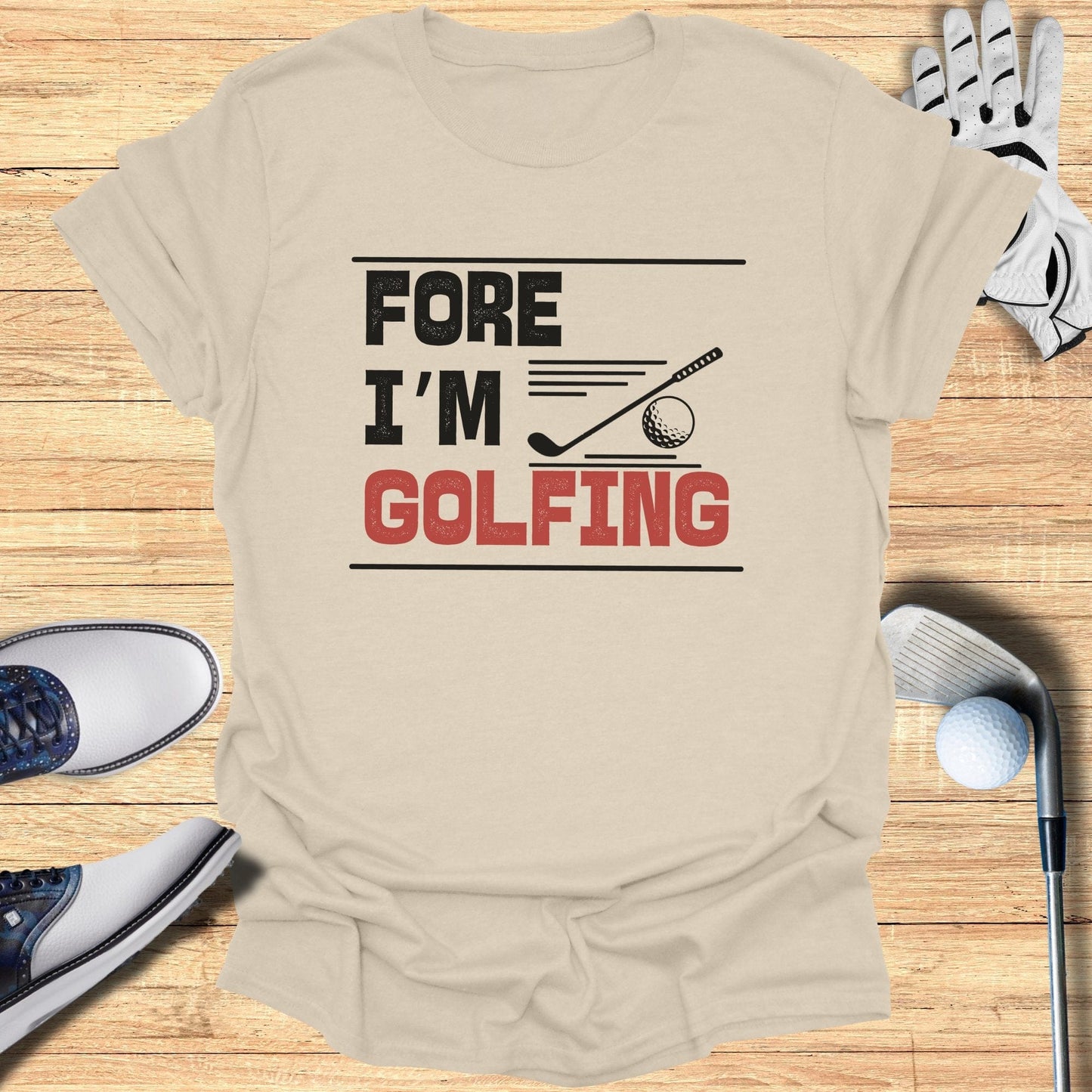 Fore I'm Golfing T-Shirt - Funny Golf Tee by Swing Epic
