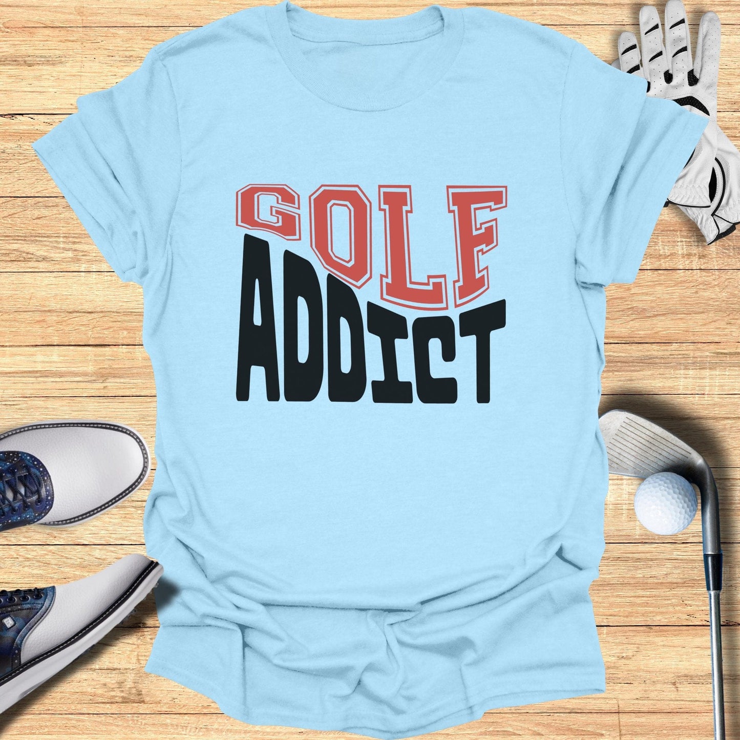 Golf Addict T-Shirt - Funny Golf Tee by Swing Epic