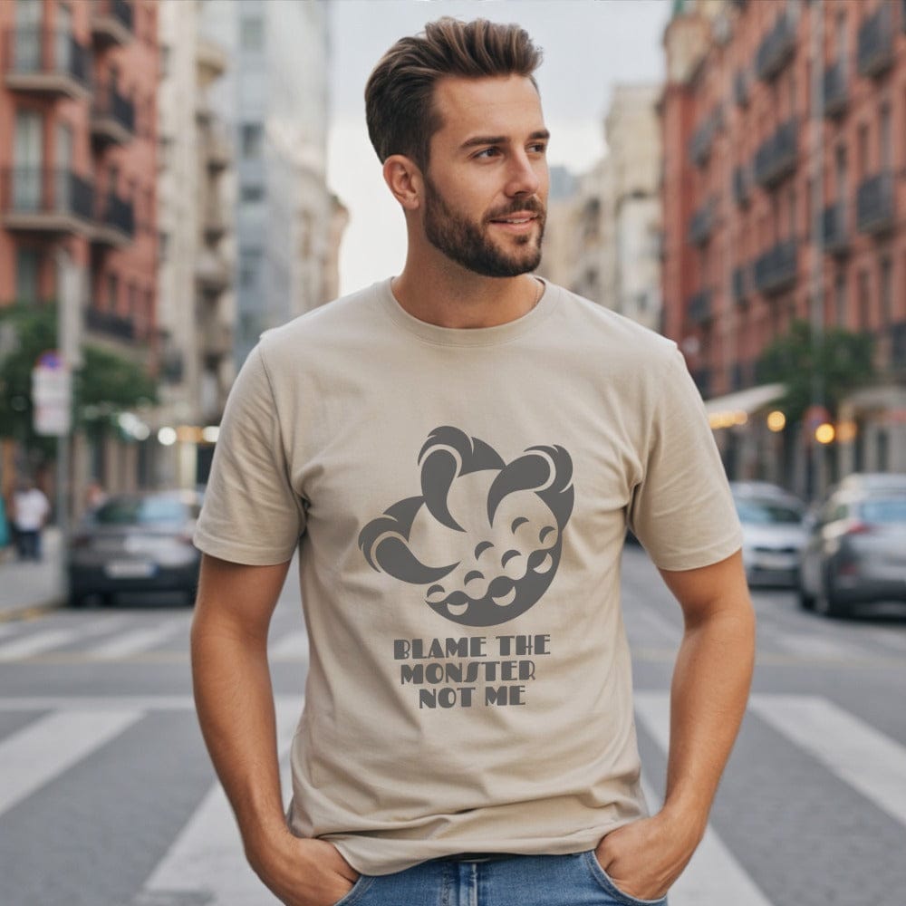 Blame The Monster Not Me Graphic T-Shirt