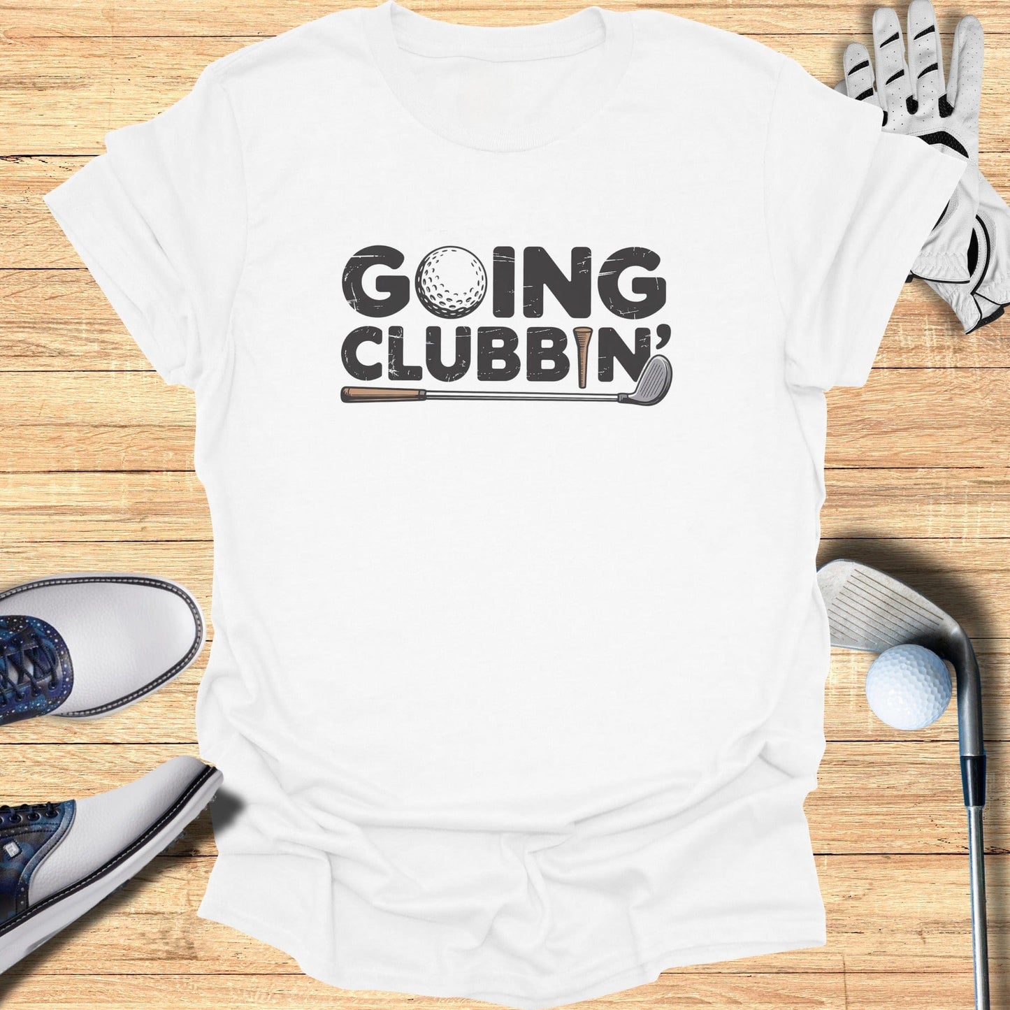 Going Clubbing T-Shirt - Funny Golf Tee by Swing Epic