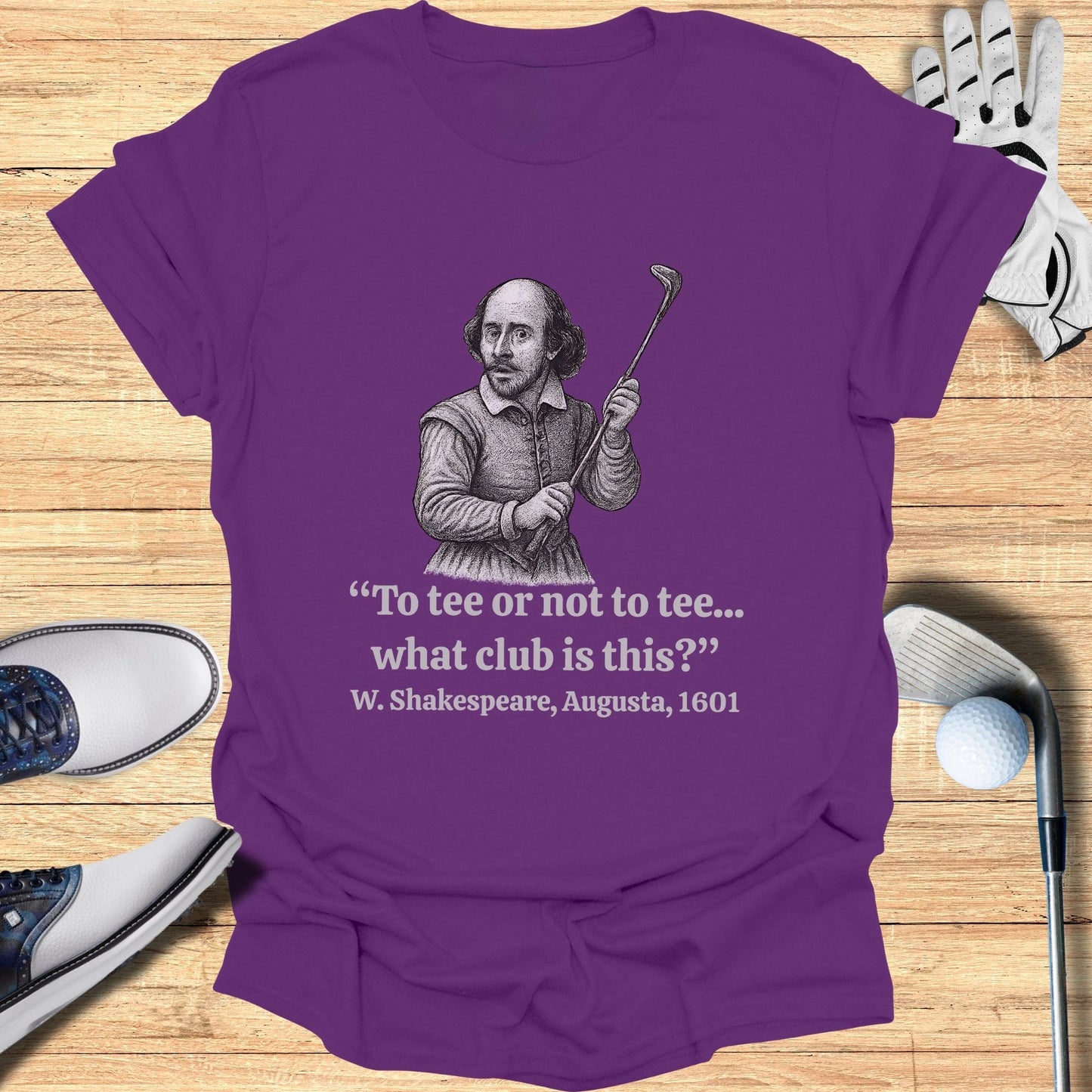 To Tee Or Not To Tee T-Shirt - Funny Golf Tee by Swing Epic