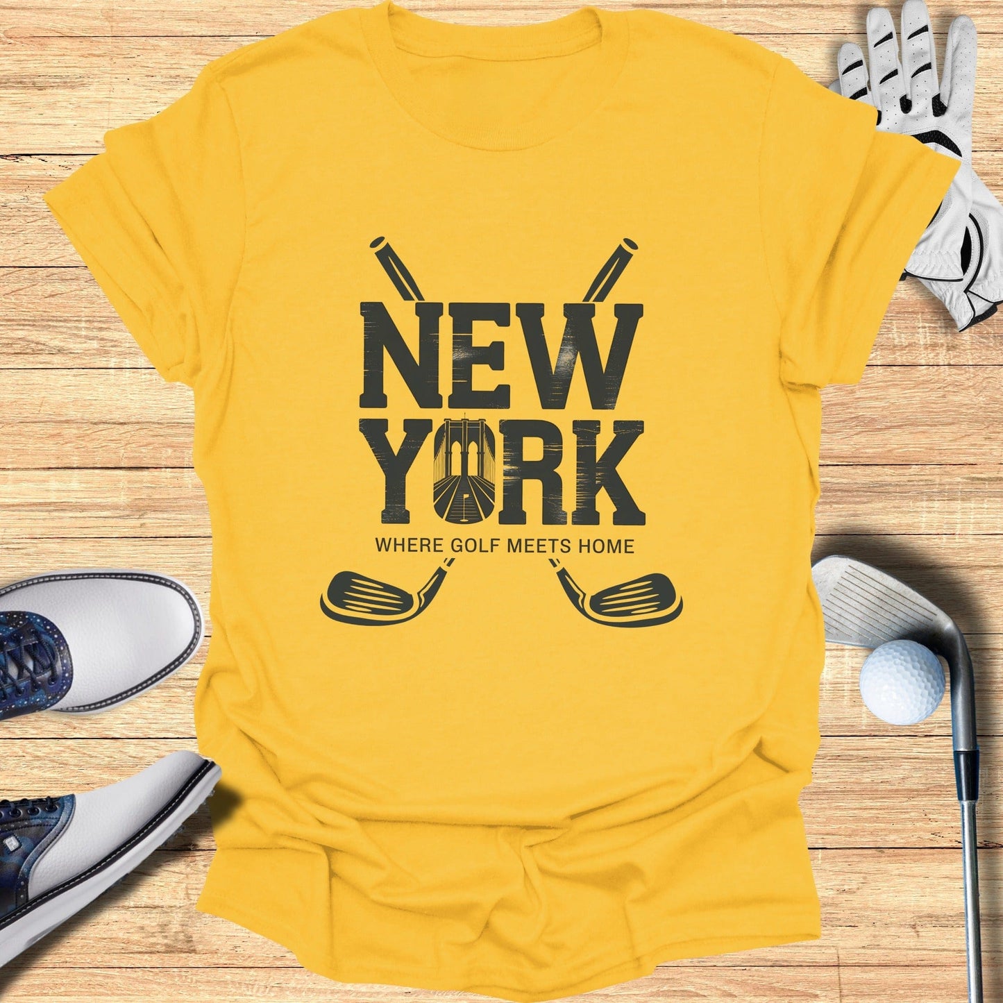 New York City T-Shirt - Funny Golf Tee by Swing Epic