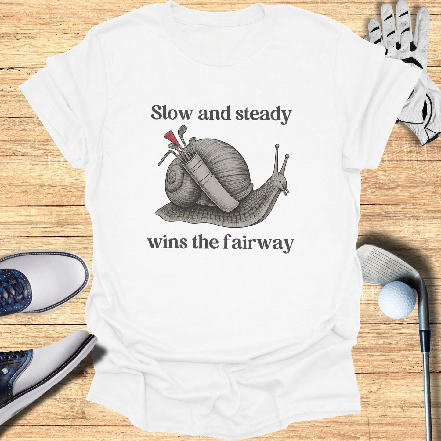 Slow and Steady Fairway T-Shirt - Funny Golf Tee by Swing Epic