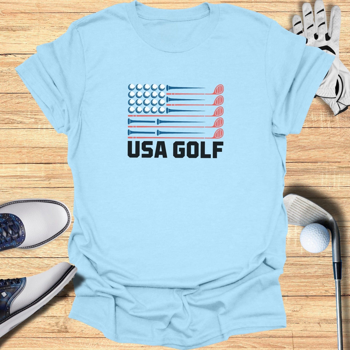 USA Golf T-Shirt - Funny Golf Tee by Swing Epic