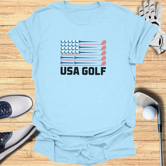 USA Golf T-Shirt - Funny Golf Tee by Swing Epic