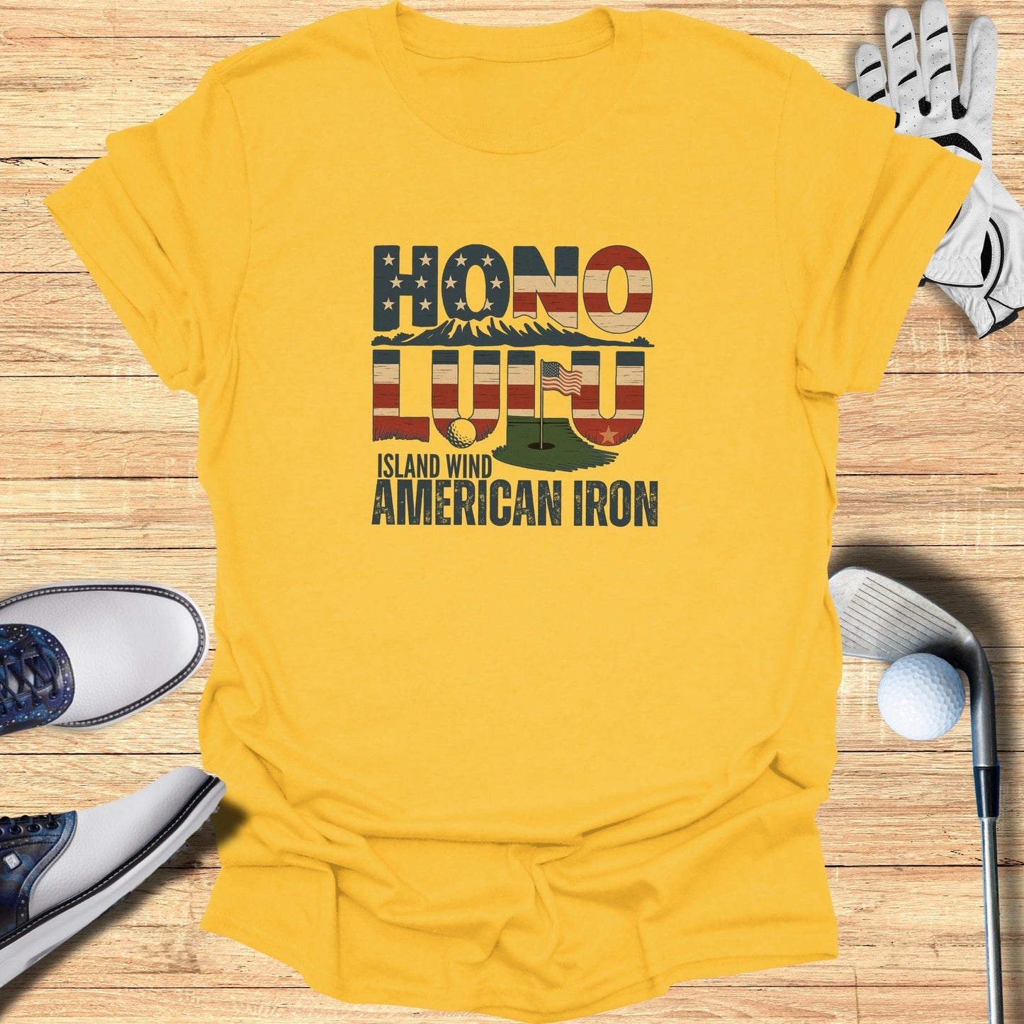 Honolulu Golf T-Shirt - Funny Golf Tee by Swing Epic