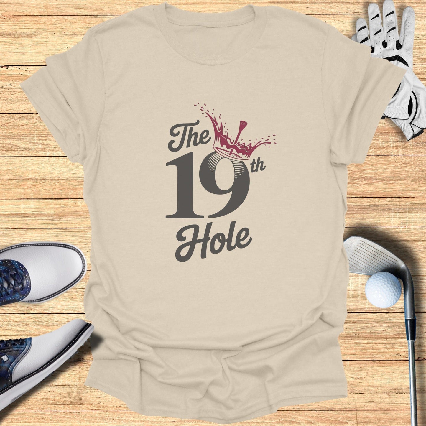 The 19th Hole T-Shirt - Funny Golf Tee by Swing Epic