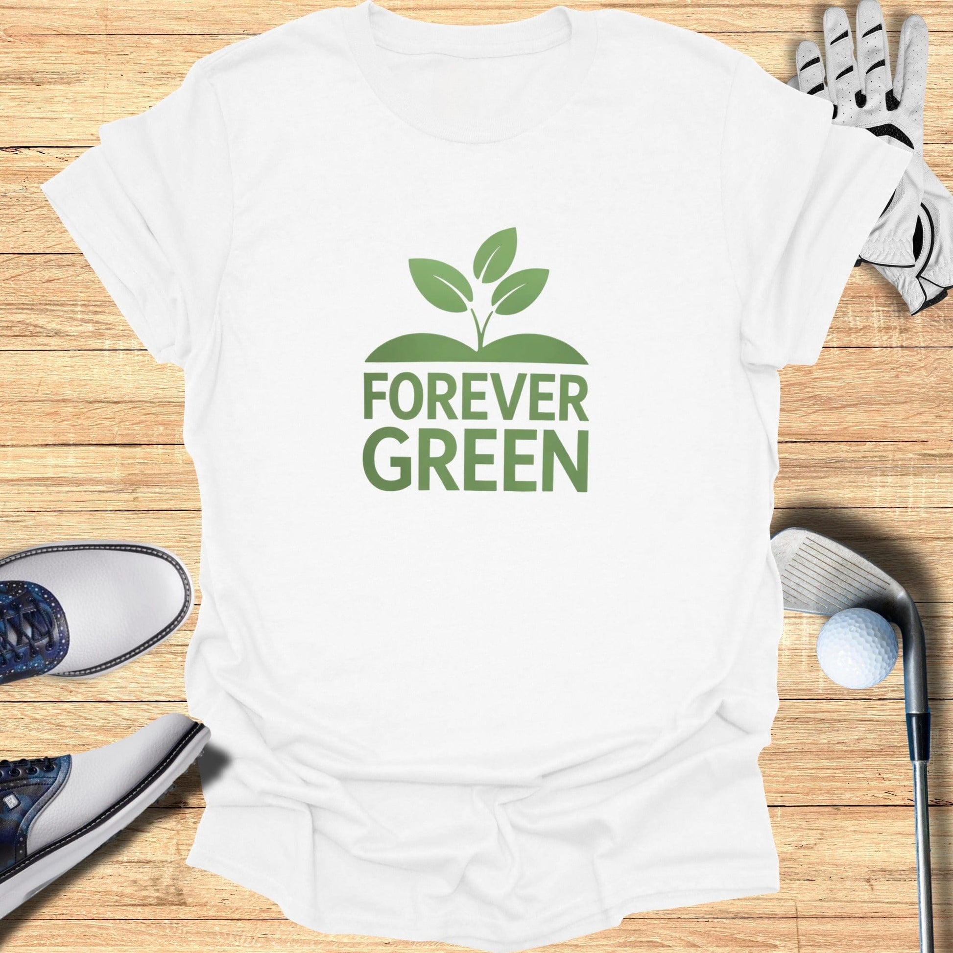 Forever Green T-Shirt - Funny Golf Tee by Swing Epic