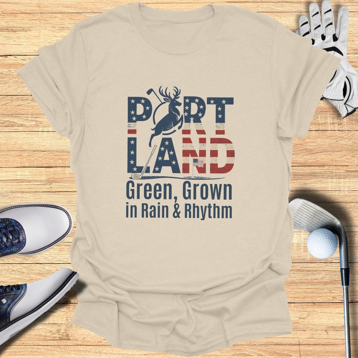 Portland Golf T-Shirt - Funny Golf Tee by Swing Epic
