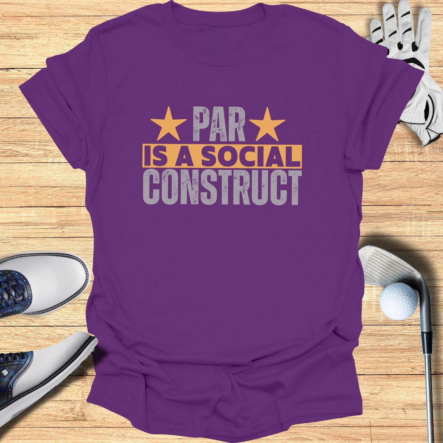 Par Is a Construct T-Shirt - Funny Golf Tee by Swing Epic