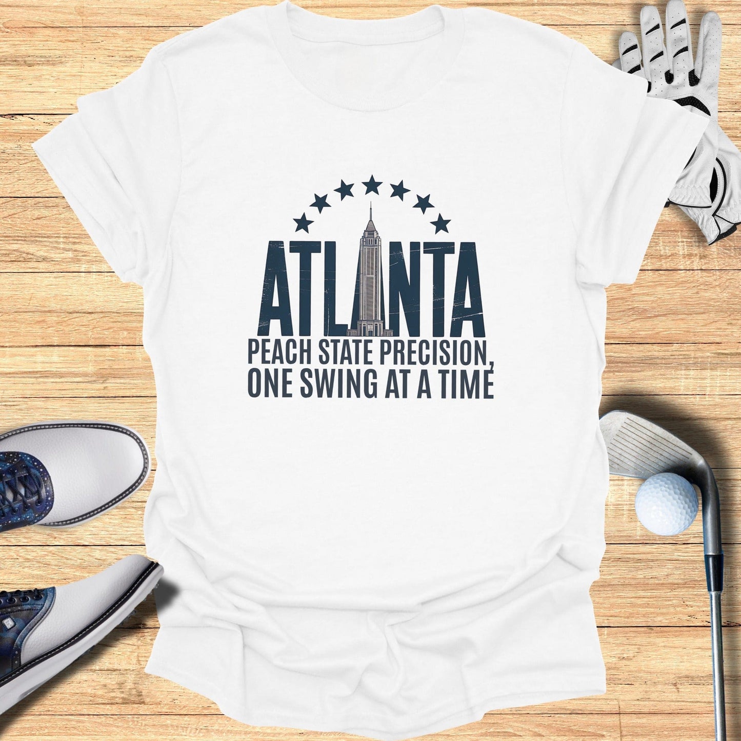 Atlanta Golf T-Shirt - Funny Golf Tee by Swing Epic
