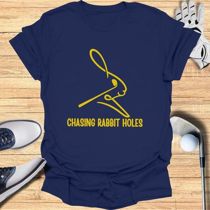 Chasing Rabbit Holes Graphic Tee Shirt